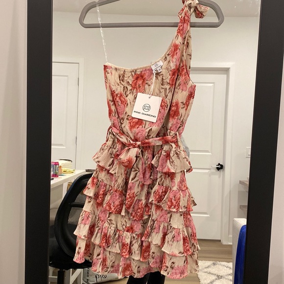 Showpo. Dresses & Skirts - One shoulder floral dress